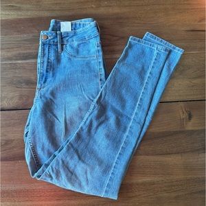 high waisted jeans